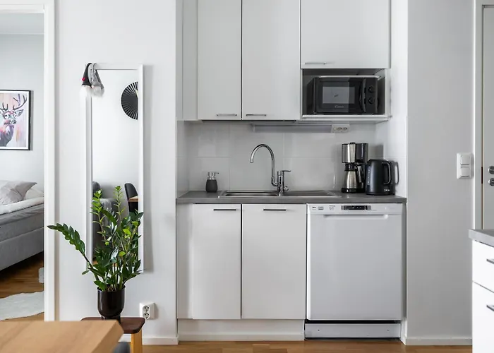 Ihana Kaksio Saunalla Ja Isolla Parvekkeella Lägenhet Rovaniemi